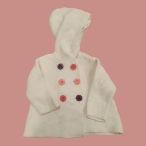 Little Impressions sweater, 6-9 months, cream